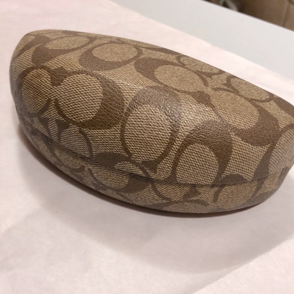 COACH Eyewear Case / Brown Clamshell - Picture 1 of 8